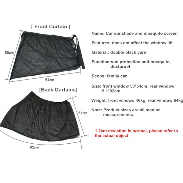 Fireclub Car Blackout Curtain For Car Window Sunshade Car Side