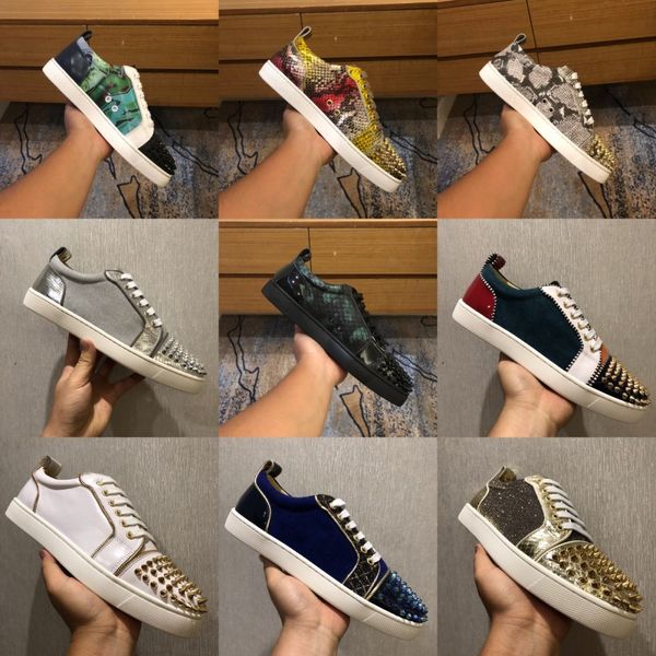 

высокого qaulity женщина red bottom кроссовки camo rantus обувь junio ​​шнуровка мужской обувь плоских платья партия подарок венчание, Black