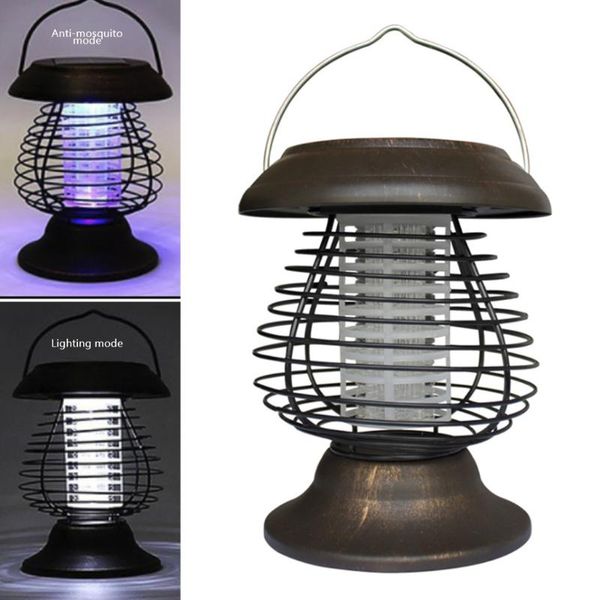 

portable solar mosquito killer lamp garden landscape led lights bug insect killer bug zapper for home garden outdoor camping