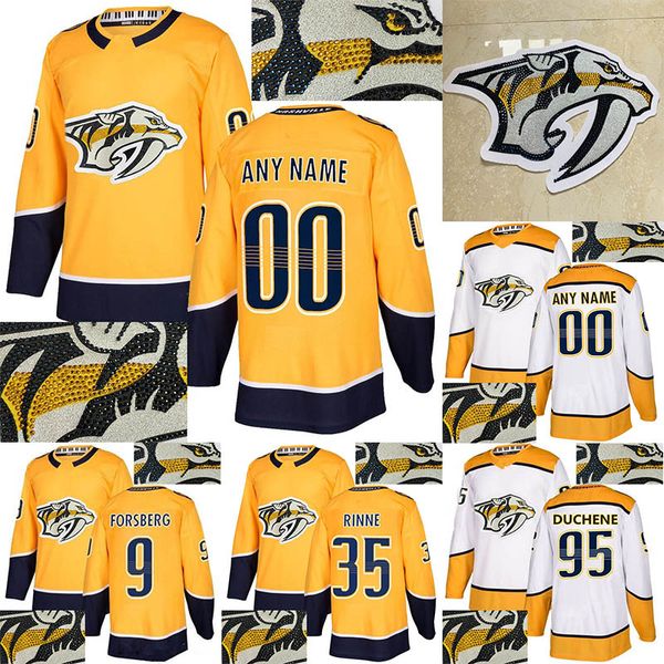

nashville predators jersey drilling 95 matt duchene 59 roman josi 92 ryan johansen 9 filip forsberg customize any number any name hockey, Black;red