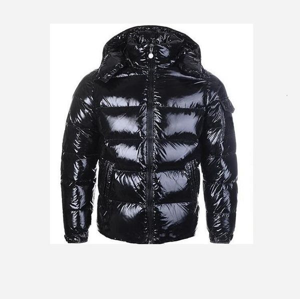 

горячие новые мужчины женщины повседневная канада вниз бомбардировщик куртка вниз пальто мужские открытый теплый перо человек зимнее пальто, Black