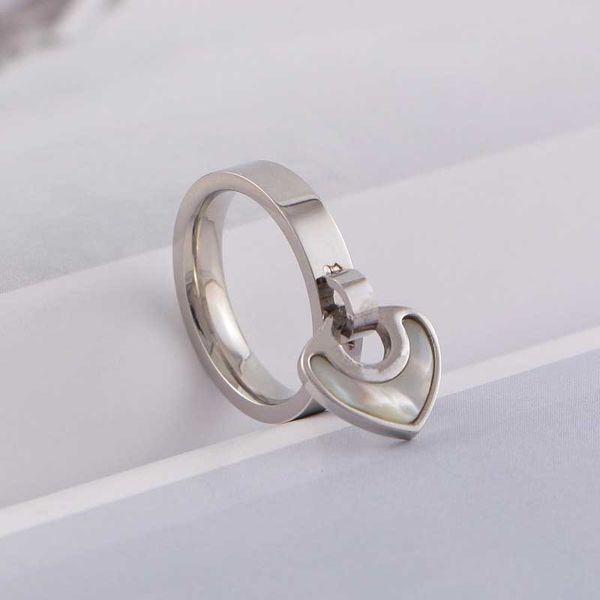 

2020 sell big brand bvl ring for love women factory wholesale heart shape 18k gold plated sell jewelry can carving logo, Silver