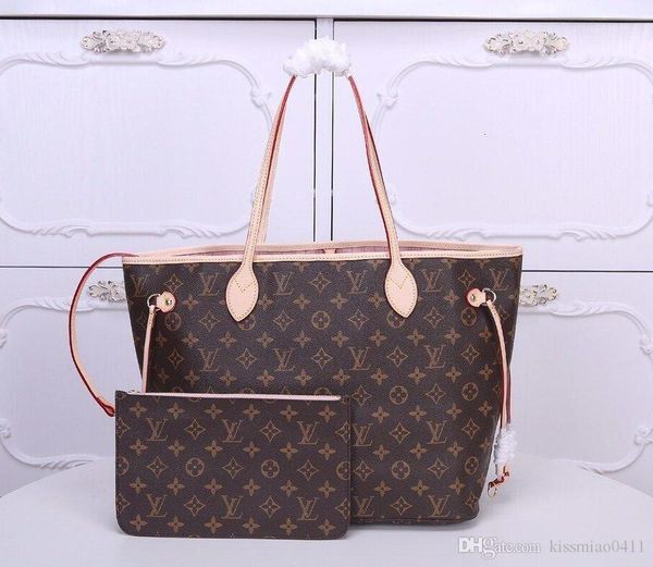 

2019 new shopping bag women leather handbags shoulder bags messenger bags tote clutch neverfull louis vuitton 001