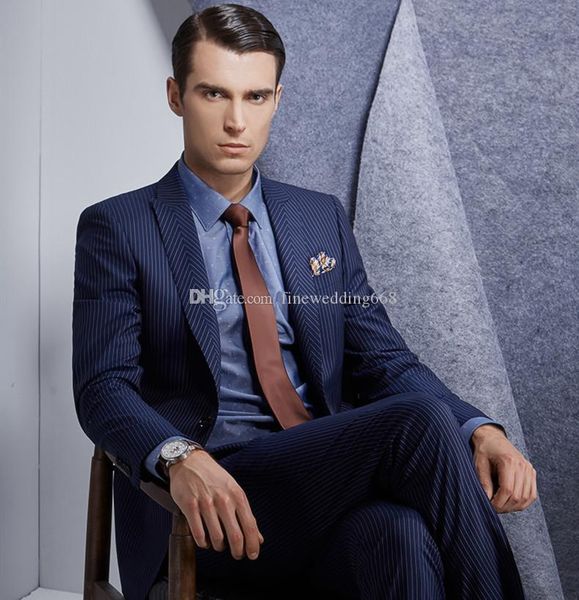 

handsome one button groomsmen peak lapel groom tuxedos men suits wedding/prom/dinner man blazer(jacket+pants+tie) aa239, Black;gray
