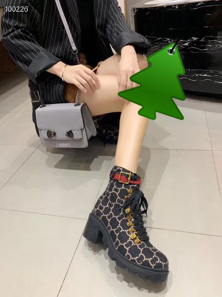 

wool ankle boot beige/ebony boots lug soled heeled booties lace-up with eyelets winter boot warm women shoes 4sun, Black