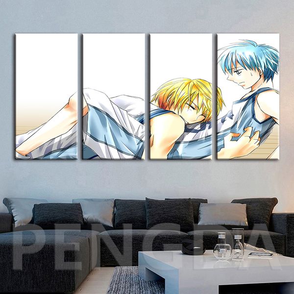 

canvas printed wall art poster japan anime character painting modern home decoration modular pictures framed for children room