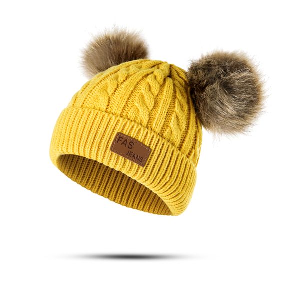 

urdiamond pom poms hat зимняя hat для девочек детские мальчиков дети вязаные шапочки толстые детские hat малышей теплый cap, Blue;gray