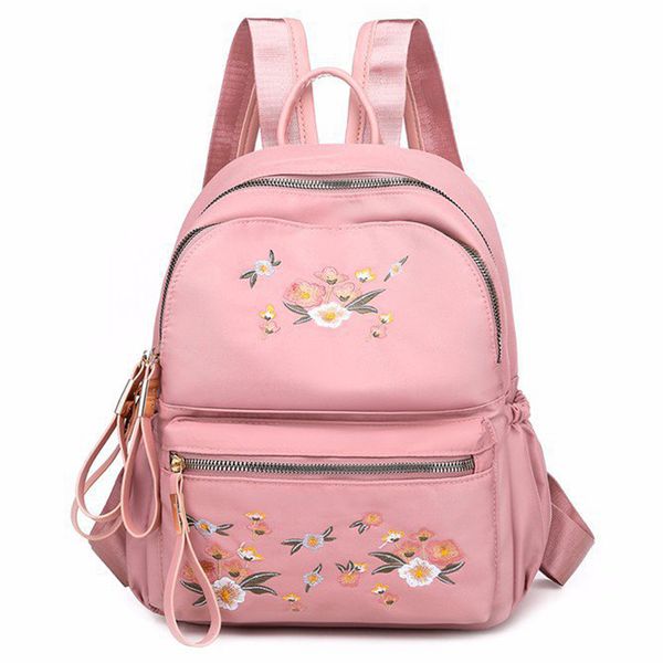 

chinese embroidery backpacks for women college fresh shoulder bag student girls outdoor casual travel backpack bags high quality