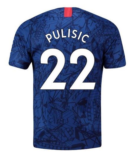 

Home Stadium Shirt 2019-20 Soccer Jerseys 22 PULISIC 9 Abraham 7 Kanté 10 Willian 12 LOFTUS-CHEEK Customized Soccer Tops Football Shirts