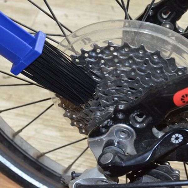 

1pc universal motorcycle bicycle chain cranks cleaning care brush cleaner tool