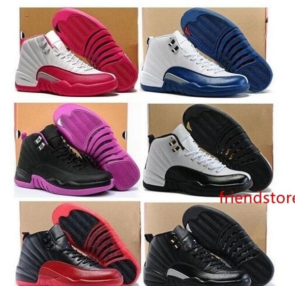 

new kids 12 new 12s shoes children basketball shoes boy girl 12s french blue the master taxi sport shoes toddlers footwear