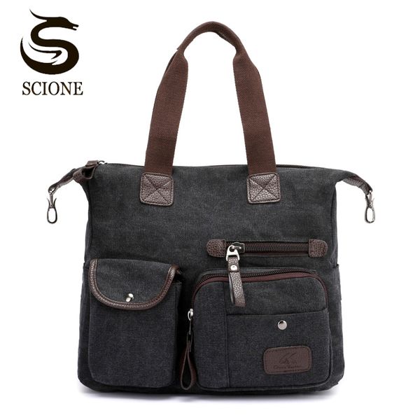 

scione women large capacity canvas bag women tote shoulder crossbody bags leisure travel shoulder crossbody bags for lady