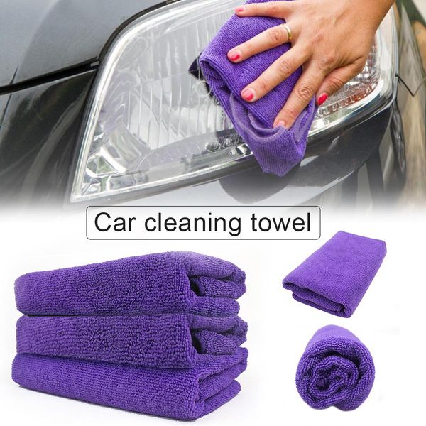 

40x73cm car wash microfiber towel car cleaning drying cloth hemming auto care cloth detailing wash towel duster
