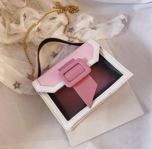 

lady handbags shoulder bag pvc fashionable single chain bags crossbody female small square bag