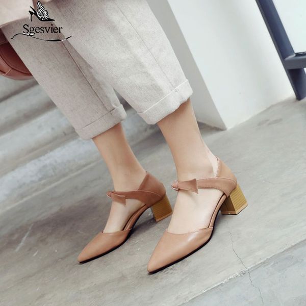 

sgesvier size 46 vintage women thick heel sandals round toe bowknot summer shoes women bowtie med heel sandals shoes g146, Black