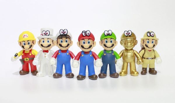 2020 Super Mario Odyssey Game Doll Party Cake Decoration Mario