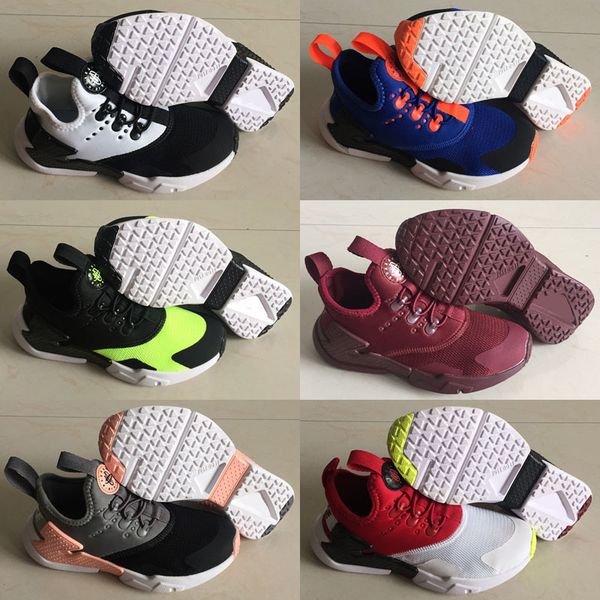 

huarache ultra running shoes kids sport white children huaraches huraches designer hurache casual trainers running sneakers 28-35, Black