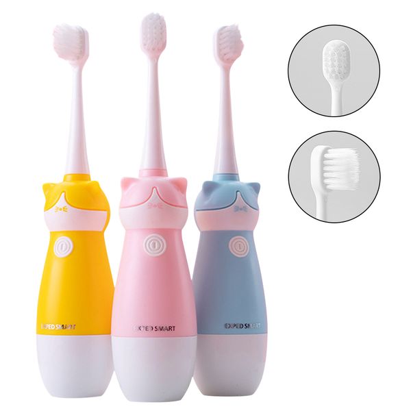 

sonic electric toothbrush cartoon cute waterproof toothbrush for children soft hair dental care oral whitening tooth brush