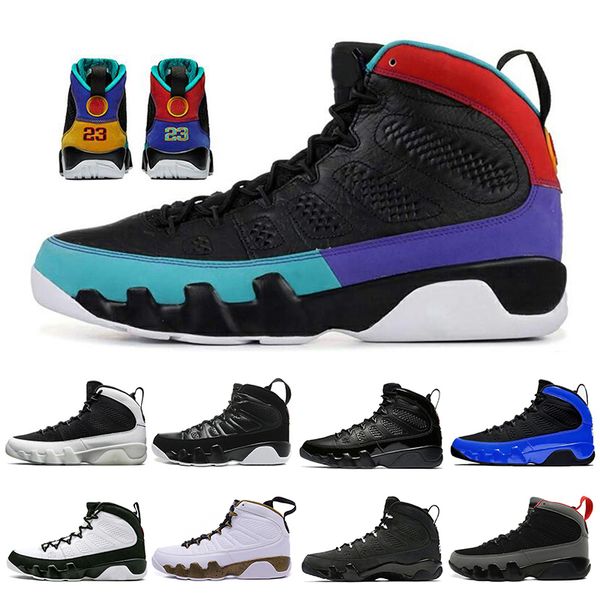 

new dream it do it 9 9s mens basketball shoes anthracite the spirit bred og space jam unc athletics sports sneakers 7-13