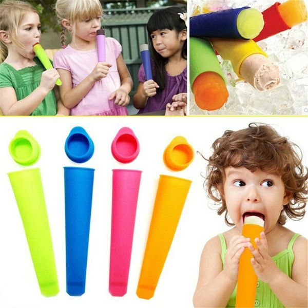

10 colors silicone ice cream tools frozen ice pop popsicle molds tools er ice cube tray maker popsicle kha182