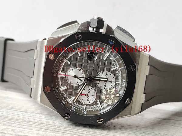 

jf 26400 montre de luxe 3126 automatic mechanical movement watches 42mm calendar display 25940sk.oo.d002ca.03 timing function designer watch, Slivery;brown