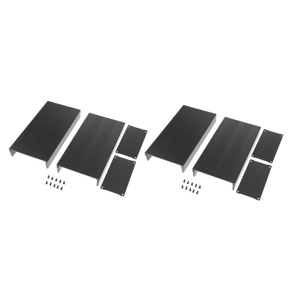 

2pcs extruded aluminum enclosure pcb cooling