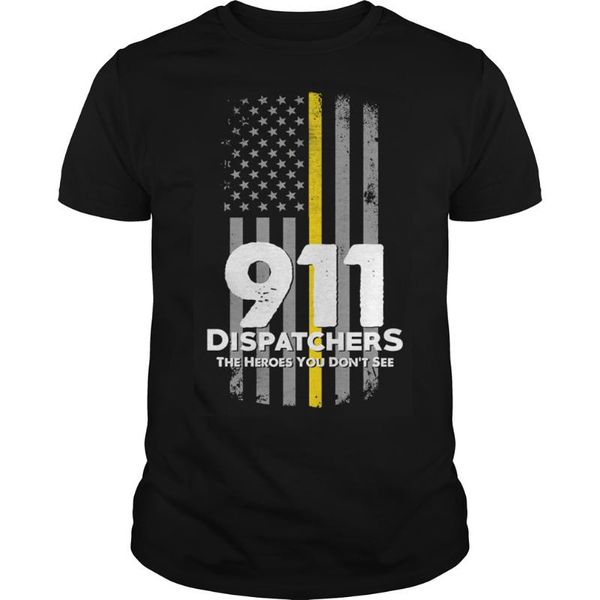 

911 dispatcher t-shirt ems emt dispatchers operators t shirt, White;black