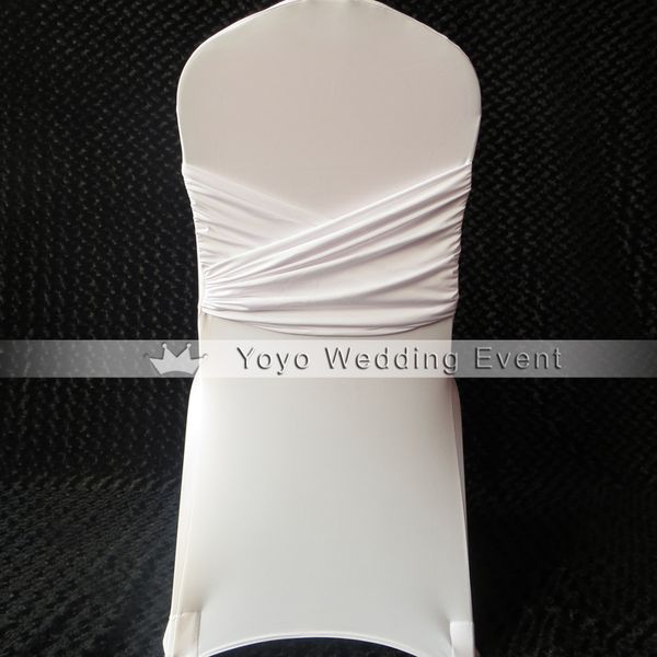 

100 шт. бесплатная доставка крест назад спандекс крышка стула лайкра крышка стула