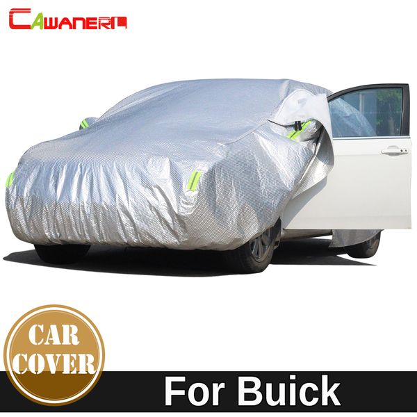 

cawanerl thicken cotton car cover sun rain snow hail resistant auto cover for encore regal lacrosse rendezvous park avenue