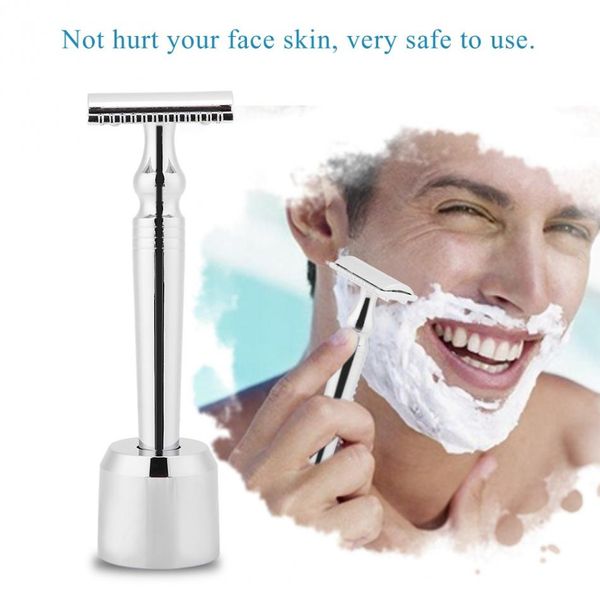 

безопасность борода формирование двойной край лезвия ручной усы бритья набор инструментов