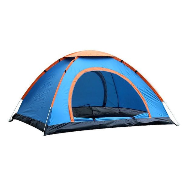 

outdoor camping tent double door ultralight tent 2 3-4 person quick automatic opening hand throwing waterproof ck101g