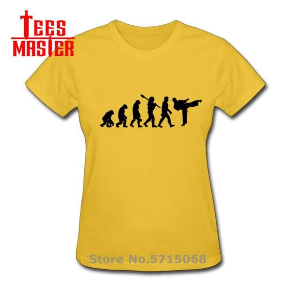 

funny evolution karate fighter t shirt woman karate kid cobra kai tees trendy short sleeves cotton judo kungfu tshirt camisetas, White