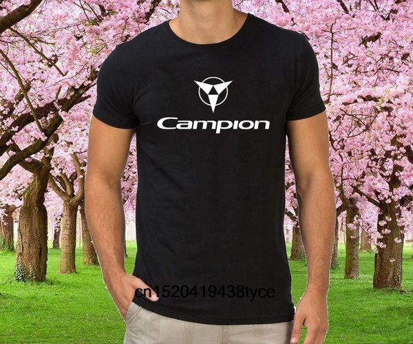 

campion boats black t-shirt mens round cotton short sleeves fashion tee shirts, White;black