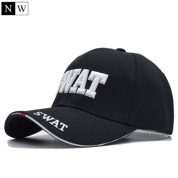 

northwood] 2017 tactical cap mens baseball caps brand swat cap swat hat snapback caps cotton adjustable gorras planas man, Black;white