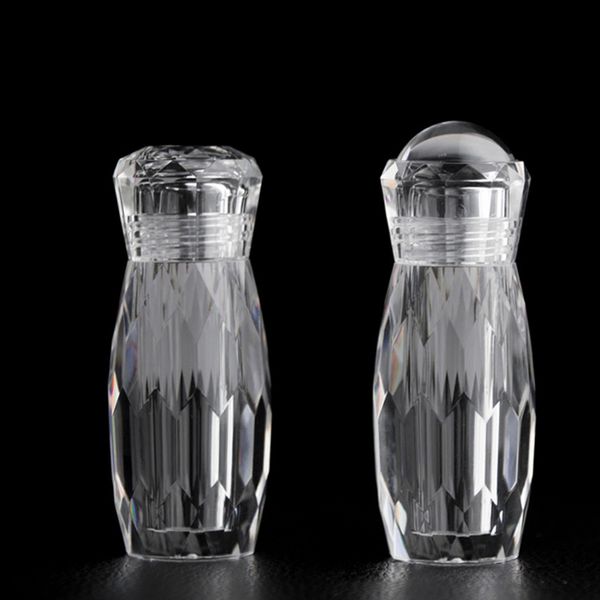 

5ml clear acrylic cosmetic jars travel size cream bottle face hand lotion dispenser jar diamond shape