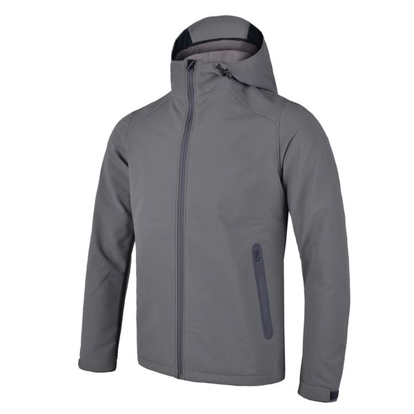 

softshell hooded jacket men windbreaker men outdoor sunscreen hiking trekking jackets windproof waterproof rain jacket coat, Blue;black