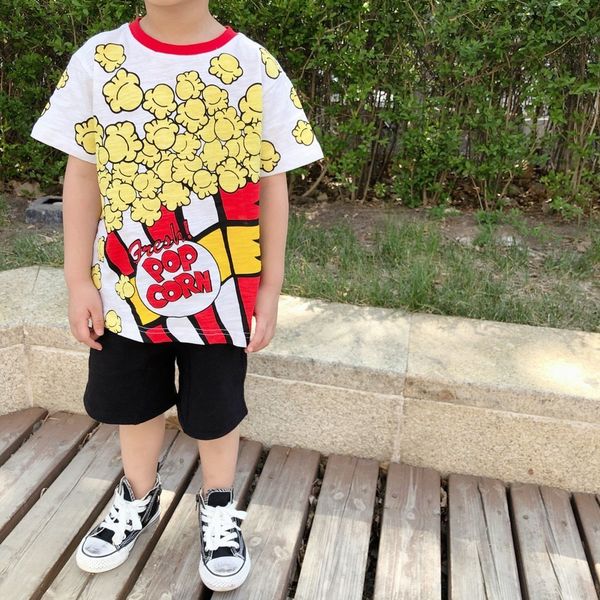 

designer cute t-shirt kids luxury designer clothes boys spring new recommend rushed fashion 2020 new gorgeous handsome p2di, Blue