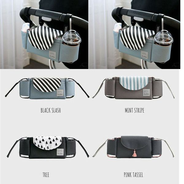 

pudcoco universal buggy baby pram organizer bottle holder baby stroller accessory stroller caddy storage bag