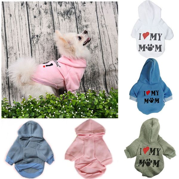 

small pet dog cat puppy warm sweater jacket hoodie coat pet clothes costume apparel