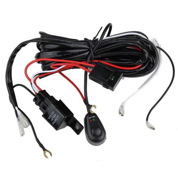 

roof spotlights high power harness led strip light switch line group one for one drag two work light switch line group