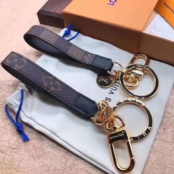 

high qualtiy luxury keychain & key chain key ring brand key chain porte clef gift men women car bag keychains with box aim1a, Silver