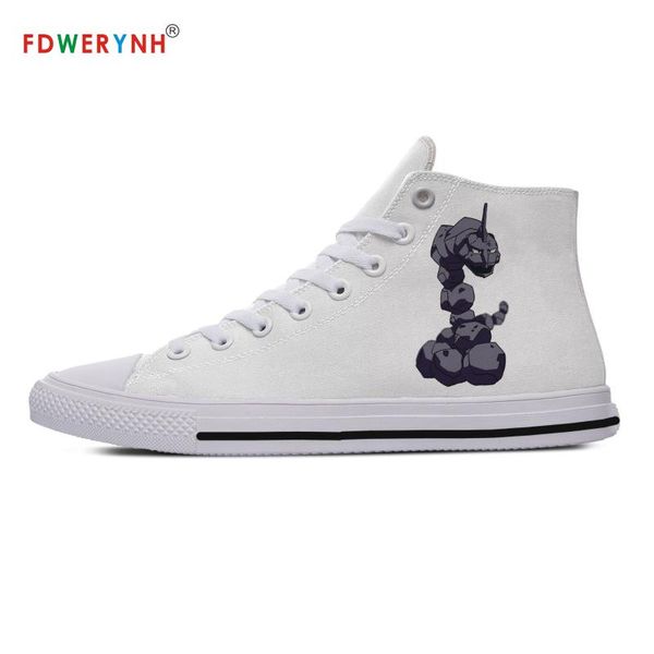 

canvas sneakers design pocket onix anime cartoon casual high shoes