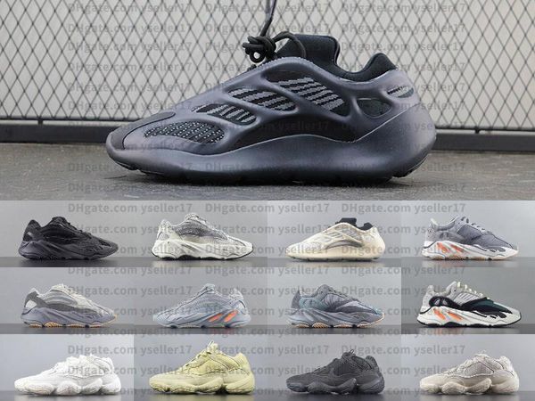 

700 static inertia shoes kanye west 500 wave runner men women trainers gid 3m reflective mauve solid grey luxury true form sneaker