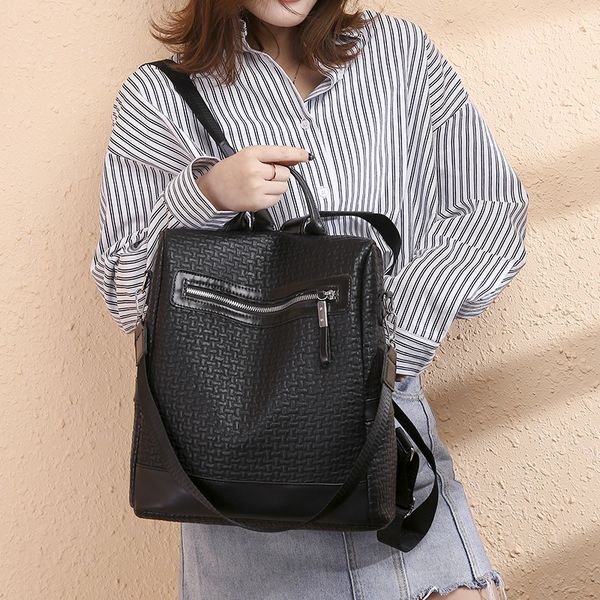 

2020 new korean backpack women's casual fashion simple casual anti-theft fashion large capacity backpack
