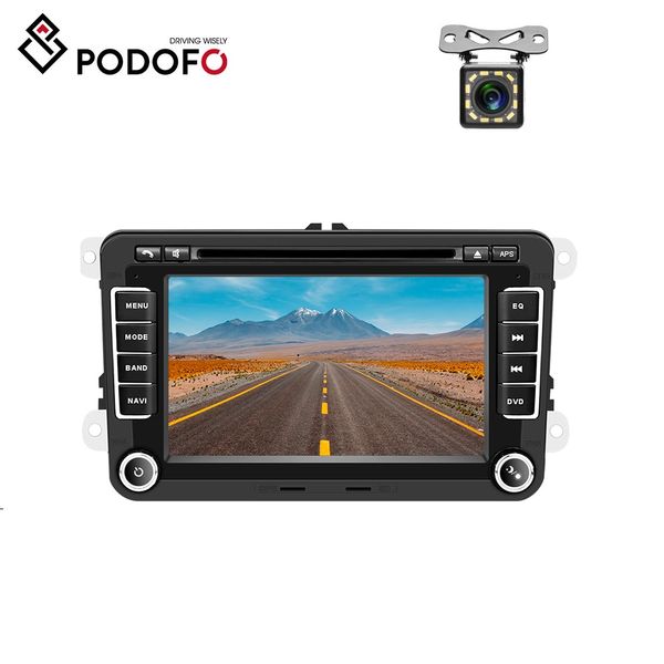 

Podofo 2 Din 7 '' сенсорный экран автомобиля Радио Аудио Bluetooth автомобильный MP5-плеер GPS FM