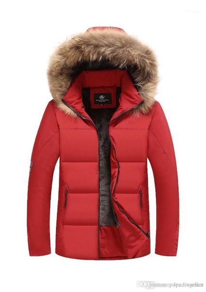 

куртка мужская плюс ворс ватник большой размер теплая зимняя верхняя одежда мужская одежда мужчины модельер, Black