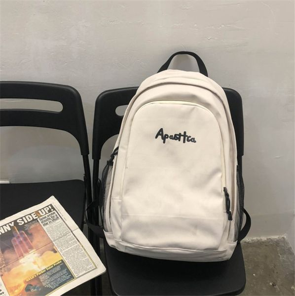 

school bag students large backpack shoulder bag textured fashion backpacks ph-cfy20061943