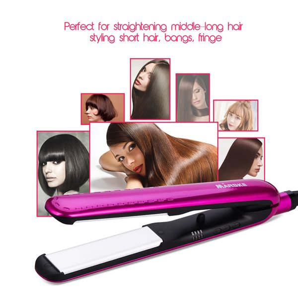 100 240v Professional Hair Straightener Flat Iron Ceramic Hair