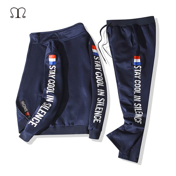 

men outfits set fashion autumn spring sporting suit sweatshirt +sweatpants mens clothing 2 pieces sets slim brand tracksuit male 4sets/lot, Gray