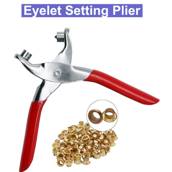 

eyelet setting plier grommet button leather cloth shoe bag belt setter rivet snap canvas household pincer fastener hand tool car